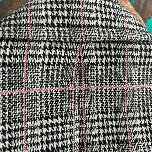Nine West Black and White Checkered Blazer 8 - Picture 13 of 16